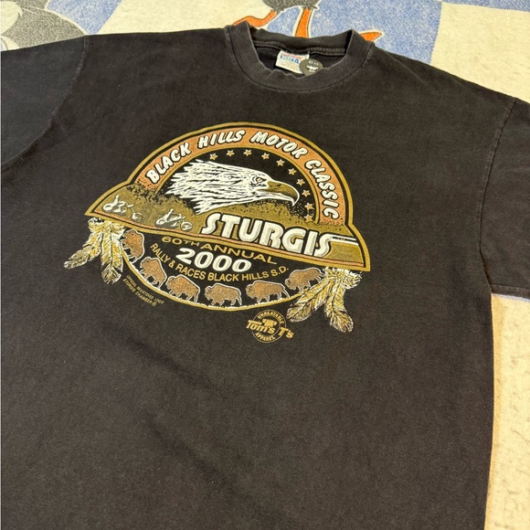 Vintage sturgis biker tee - Picture 2 of 5